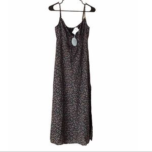 Cloud Ten Spaghetti Strap Floral Midi Dress